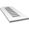 Ekena Millwork Octagonal Top Surface Mount PVC Gable Vent: Functional, w/ 3-1/2"W x 1"P Standard Frame, 12"W x 30"H GVPOT12X3001SF - alternate 5